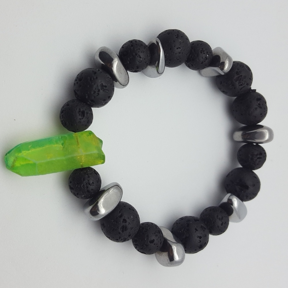 Essential oil diffusing bracelet Genuine Crystal - Picture 4 of 6